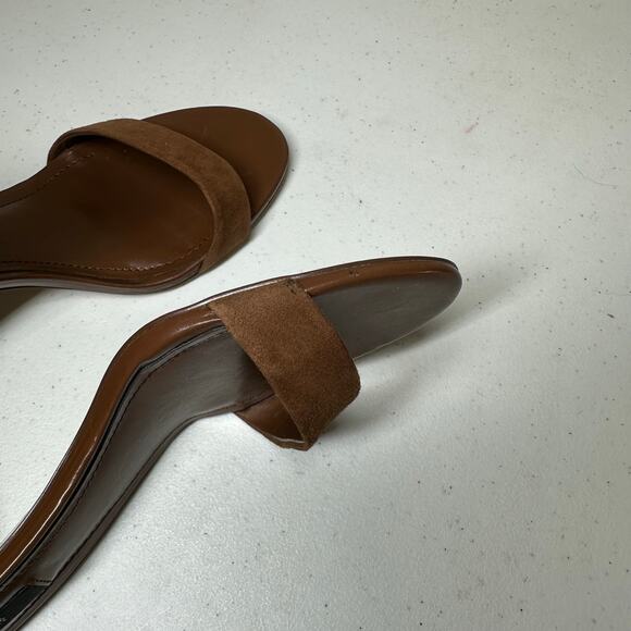 White House Black Market Women's Margot Whisky Heeled Strappy Sandals Size 9 - Picture 7 of 16